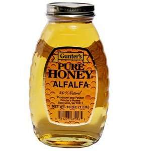 Gunters Pure Alfalfa Honey, 16 oz Grocery & Gourmet Food