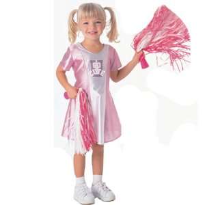  Pink and White Infant Cheerleader Costume Toys & Games