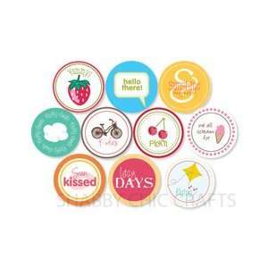  Chic Tags   Delightful Paper Tags   Spring Words and Icons 