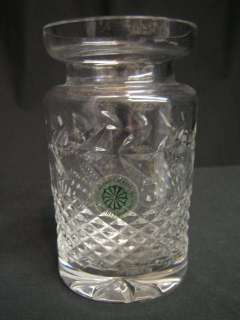 GALWAY Irish crystal glass jar vase  