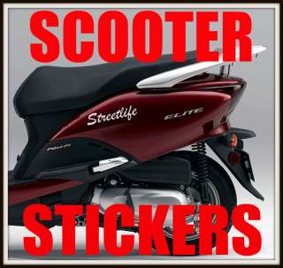 CUSTOM PERSONALISED SCOOTER DECALS MOPED BIKE 50cc  
