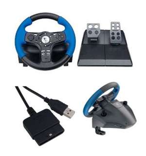 Logitech Driving Force EX   Wheel And Pedals Set For PS2  