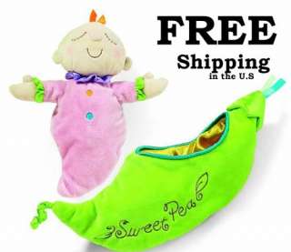 Snuggle Pod   Sweet Pea Pink Baby Doll   Manhattan Toy # 205180 Brand 