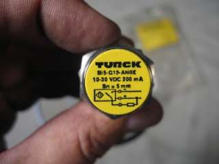 Turck Proximity Sensor BI5 G18 AN6X 50mm 10 30VDC NEW  