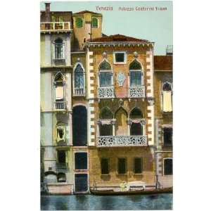   Vintage Postcard Palazzo Contarini Fasan Venice Italy 