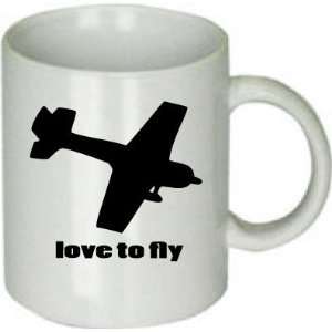 Love to Fly Ceramic Drinking Mug 