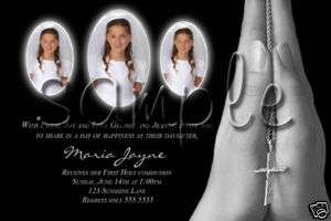Photo First Holy Communion or Confirmation Invitations  