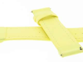   Co. 22mm Brand New Light Yellow Polyurethane Watch Band Strap  