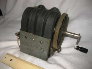   Kellogg Magneto Hand Crank Telephone Electric Generator WORKING 1936