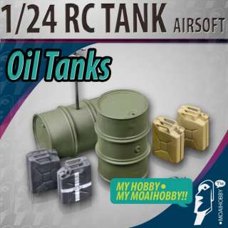 24 Airsoft RC VSTank  Oil Tanks (Tiger I)  