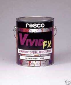 VividFX UV flourescent paint   13 sample pots   Rosco  