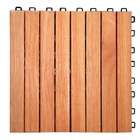   Manufacturing Company FSC Eucalyptus / 8 Slats / Box of 10 Deck Tiles