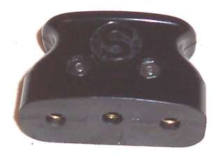   Vintage Singer Bakelite Power Cord 3 Prong Plug 128 66 15 201 99