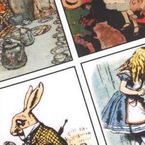  Collage Sheet Alice In Wonderland Theme 35mm Squares (1 