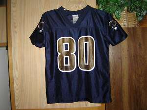Vtg ISAAC BRUCE ST. LOUIS RAMS Throwback Jersey M 10 12  