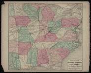 Map of the Pittsburg, Cincinnati, St. Louis pan handle route