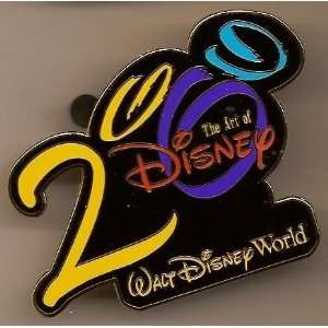  The art of Disney Millennium 2000 Black Pin WDW 