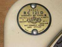 VINTAGE GARRARD TURNTABLE RECORD PLAYER ELECTRONICS MUSIC RECORDS OLD 