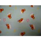 SheetWorld Fitted Bassinet Sheet   Pooh In A Cloud   15 x 32 1/2 