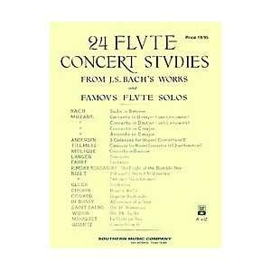  Twenty Four (24) Flute Concert Studies Musical 