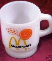 Vintage Fire King McDonalds Good Morning Coffee Mug  