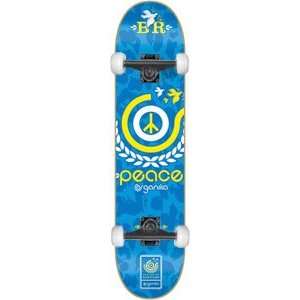 Organika Adelmo Peace In Brazil Skateboard   8.06 w/Essential Trucks