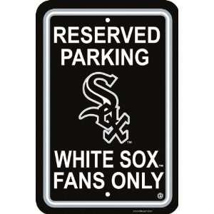  60204   Chicago White Sox Plastic Parking Sign