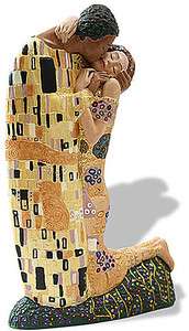 Gustav Klimt THE KISS Licensed Museum Sculpture Statue  