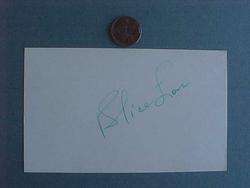 Big Band Lawrence Welk Big Band star Alice Lon signed autograph Died 