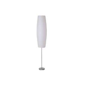  Style Selections 70 Silver Floor Lamp with White Shade 