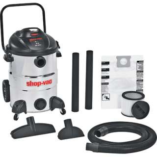 Shop Vac Stainess Steel Wet/Dry Vacuum w/ Handle   NEW  