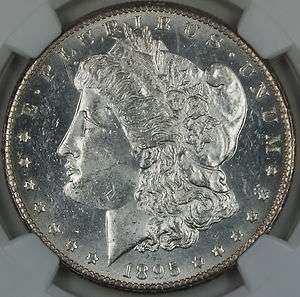 1895 O Morgan Silver Dollar, NGC AU 58 *Better Coin + Semi PL*  