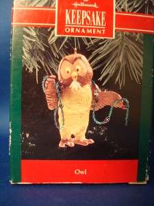 Hallmark Christmas Ornament Owl of Winnie the Pooh +Box  