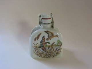 Vintage Rauschert Porcelain Bavarian Village Bottle Oil  