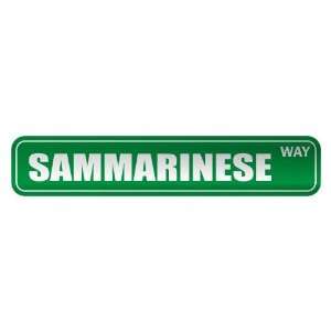   SAMMARINESE WAY  STREET SIGN COUNTRY SAN MARINO