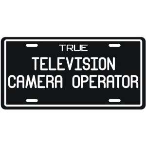  New  True Television Camera Operator  License Plate 