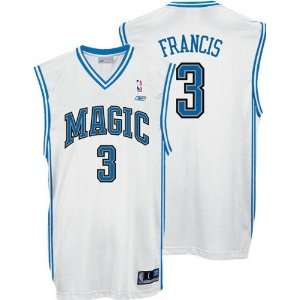 Steve Francis White Reebok NBA Replica Orlando Magic Jersey  