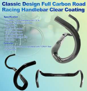 Classic Design 100% Toray Carbon Fiber Road Bike Rd Cycle Racing 