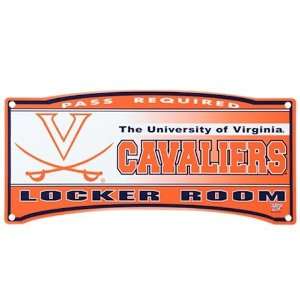    Virginia Cavaliers Orange Locker Room Sign