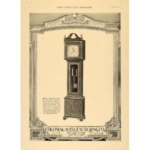   Manufacturing Floor Stand Clocks   Original Print Ad