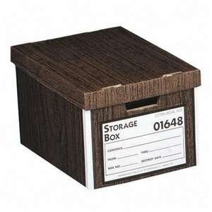  Products Woodgrain Heavy Duty Legal Size Storage Box