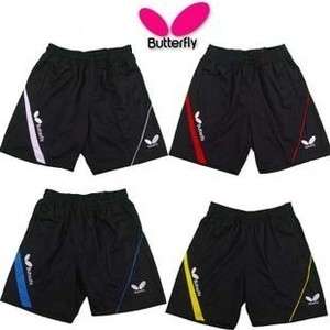 Butterfly Mans Badminton /table tennis shorts Blue ,red ,yellow,white 