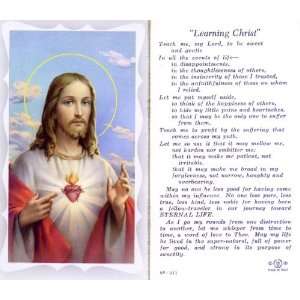  Learning Christ Holy Card (5P 011)   100 pack