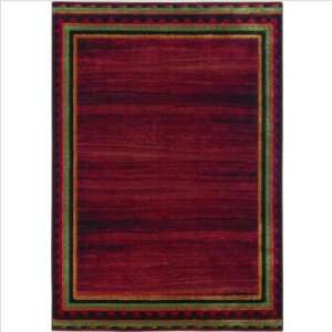  Shaw Rugs 3V19 01800 New West Atmosphere Red Southwestern 