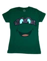  Turtles TMNT Donatello Foil Mask Cartoon Soft Juniors T Shirt Tee