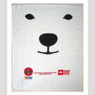 COCA COLA Polar Bear Nascar Racing Sponsor Terry Sport Towel  