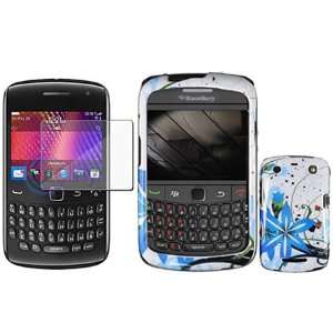  iFase Brand Blackberry 9360/9370/Apollo Combo Blue Splash 
