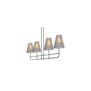  Sonneman 1964.35 Bistro 4 Light Island Light in Polished 