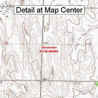  USGS Topographic Quadrangle Map   Pleasanton, Nebraska 