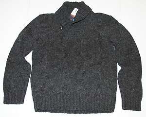   Lauren Navy/Grey Alpaca Wool Blend Turtle Neck Sweater NWT $165  